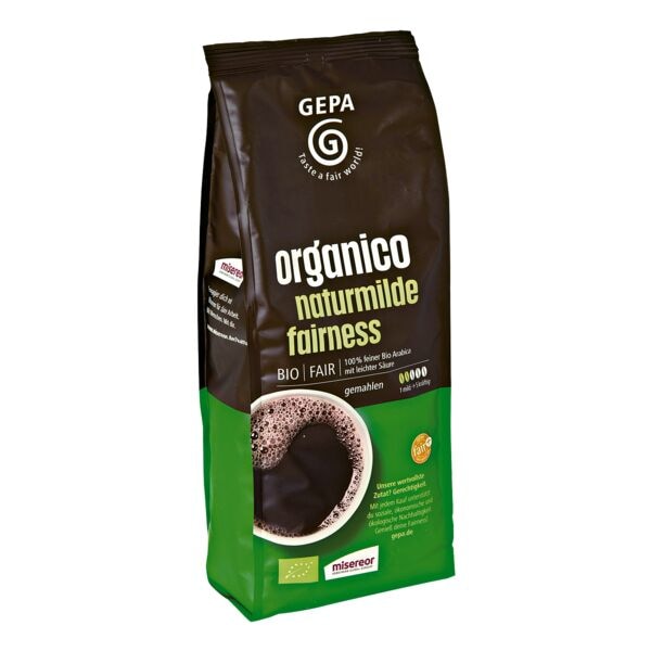 GEPA Bio Kaffee gemahlen Organico Naturmilde Fairness 500 g
