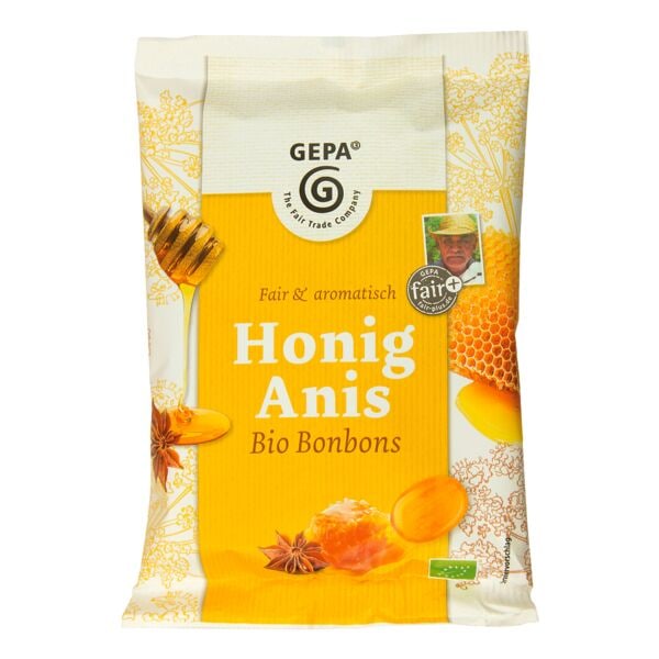 Gepa Bio Fruchtbonbons �Honig-Anis� 100 g