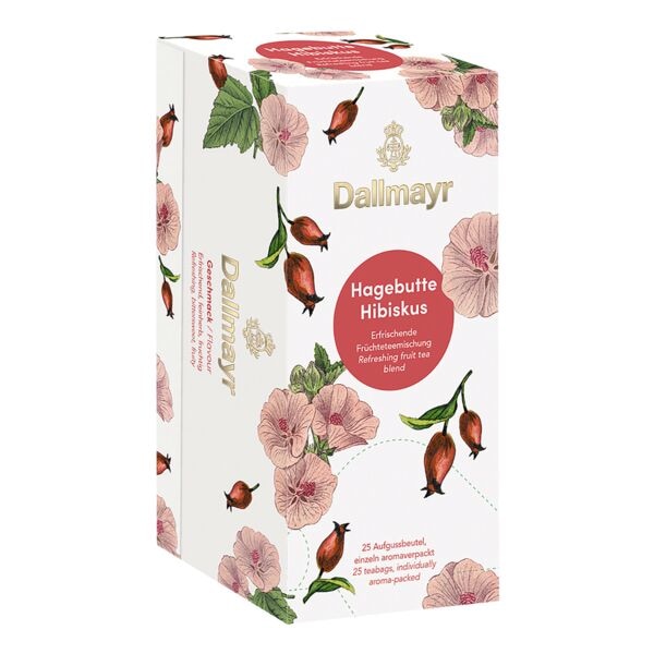 Dallmayr Fr�chtetee �Hagebutte Hibiskus� - 25 Beutel