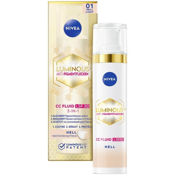 Nivea Gesichtsfluid �LUMINOUS630&reg; 3in1 HELL� 40.0 ml