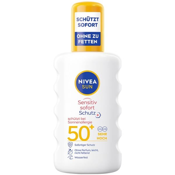 NIVEA SUN Sonnenspray Sensitiv sofort Schutz LSF 50+ 200.0 ml