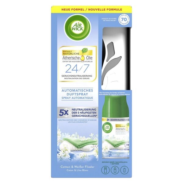 AIR WICK Duftspender Freshmatic Max Cotton & Weier Flieder 250 ml