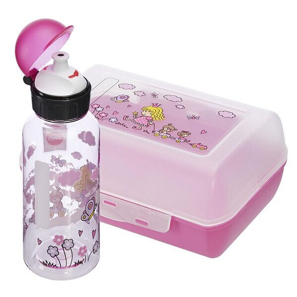 emsa Kinder Trinkflasche & Lunchbox �Prinzessin� 0.4 L