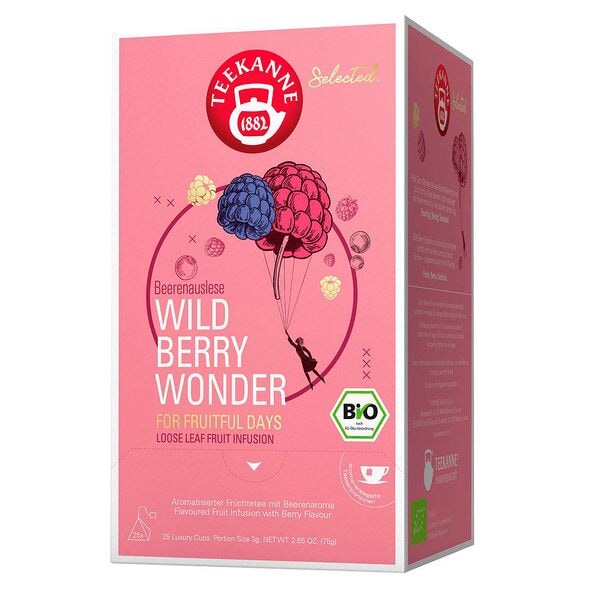 TEEKANNE Bio-Tee Bio Luxury Cup Wild Berry Wonder 25 Portionen