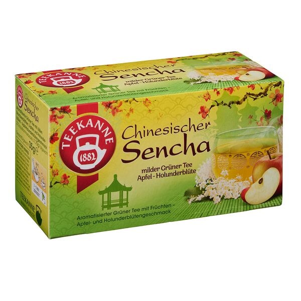 TEEKANNE Gr�ntee Chinesischer Sencha 20 St�ck Tassenportion Papierkuvert
