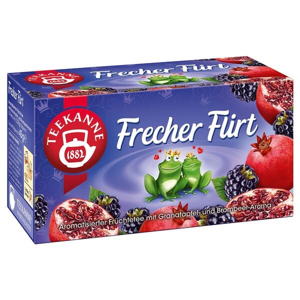 TEEKANNE Fr�chtetee Frecher Flirt 20 St�ck Tassenportion Papierkuvert