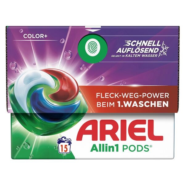 ARIEL Waschmittel �COLOR+ Allin1 PODS� 15 WL