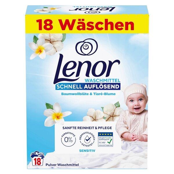 Lenor Waschmittel �SENSITIV� 18 WL