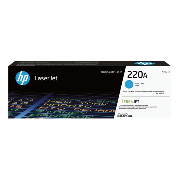 HP Toner W2201A HP 220A cyan