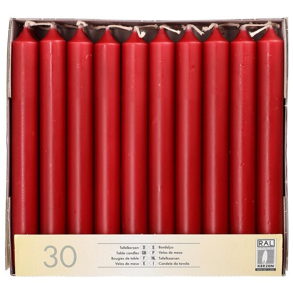 STARPAK Kerzen 19,6 cm 30 Stck
