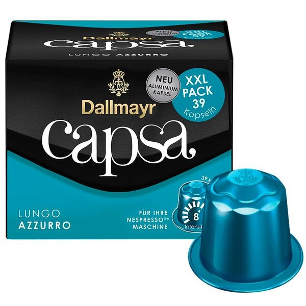 Dallmayr Kaffeekapseln capsa Lungo Azzurro 39 Stck