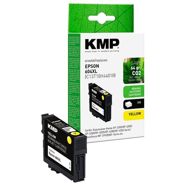 KMP Tintenpatrone ersetzt Epson �604XL� gelb