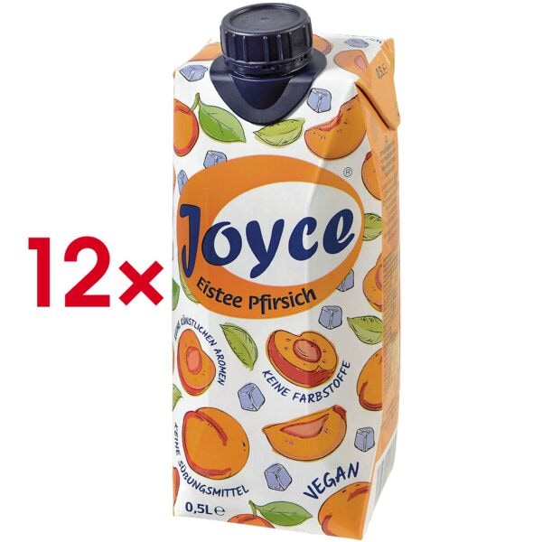 Joyce 12er-Pack Eistee �Pfirsich� 0,5 L