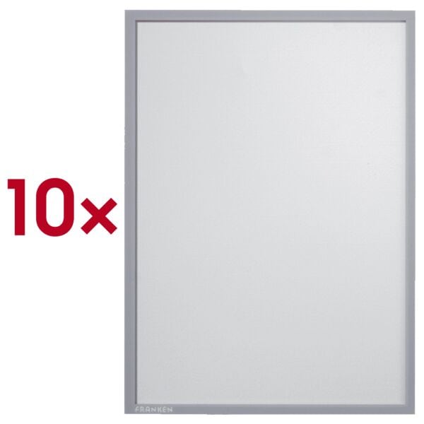 Franken Magnetrahmen ECO A4 grau 10 St�ck