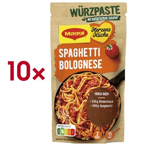 Maggi 10er-Pack W�rzpaste �Spaghetti Bolognese�
