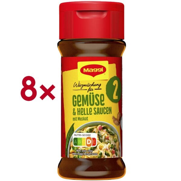 Maggi 8er-Pack Wrzmischung Gemse & helle Saucen