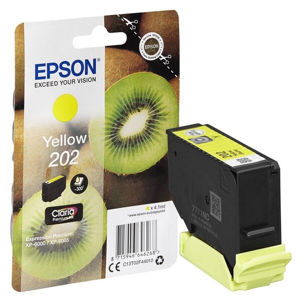 Epson Tintenpatrone �202/T02F44� C13T02F44010 gelb