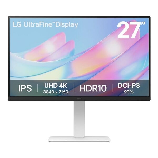 LG 27US550-W IPS Monitor, 68,6 cm (27''), 16:9, Ultra HD (4K), 2x HDMI, DisplayPort, Audio Out