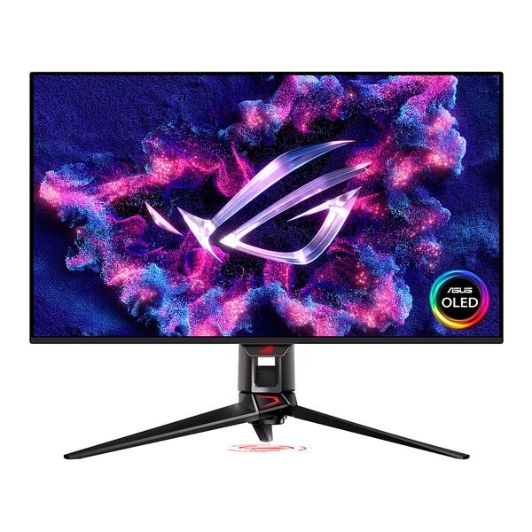 Asus PG32UCDMR OLED Monitor, 81,3 cm (32''), 16:9, Ultra HD (4K), DisplayPort, 2x HDMI, 3x USB Typ A, USB Typ C, Audio Out, SPDIF-Ausgang