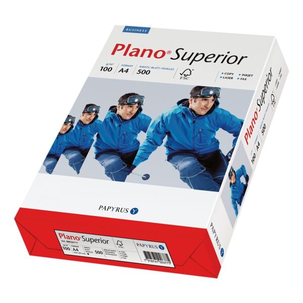Multifunktionales Druckerpapier A4 Plano PlanoSuperior - 500 Blatt gesamt, 100g/qm