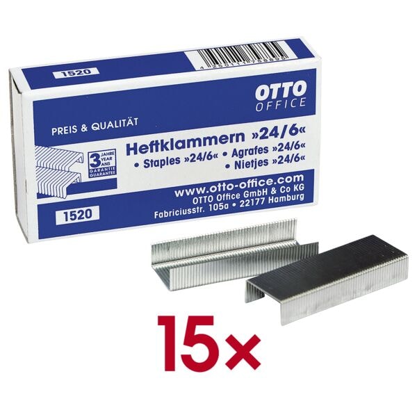 OTTO Office 15x Heftklammern �24/6�