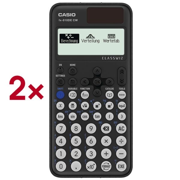 CASIO 2x Schulrechner �FX-810DE CW ClassWiz�