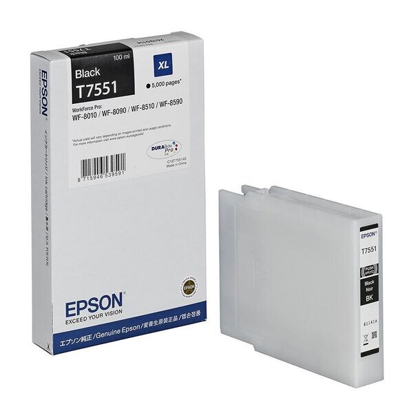 Epson Tintenpatrone »T7551XL« C13T75514N schwarz