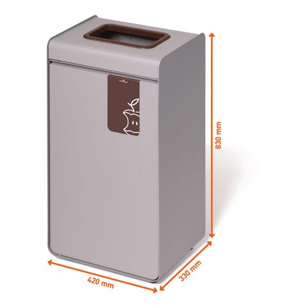 Durable Wertstoffsammler �DURASORT&reg; Bioabfall� 55 L grau / braun