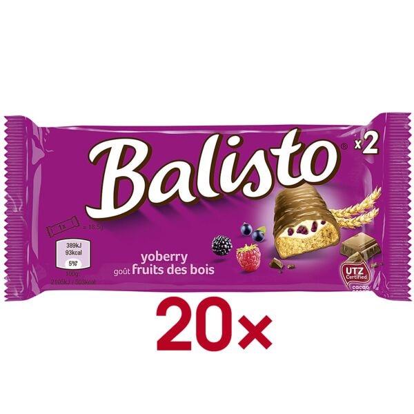 Balisto 20er-Pack Schokoriegel �Yoberry�