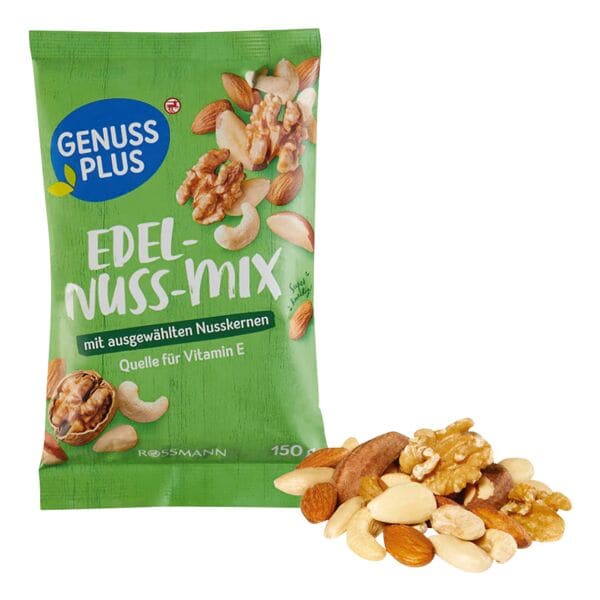 GENUSS PLUS Nussmischung Edel-Nuss-Mix 150 g