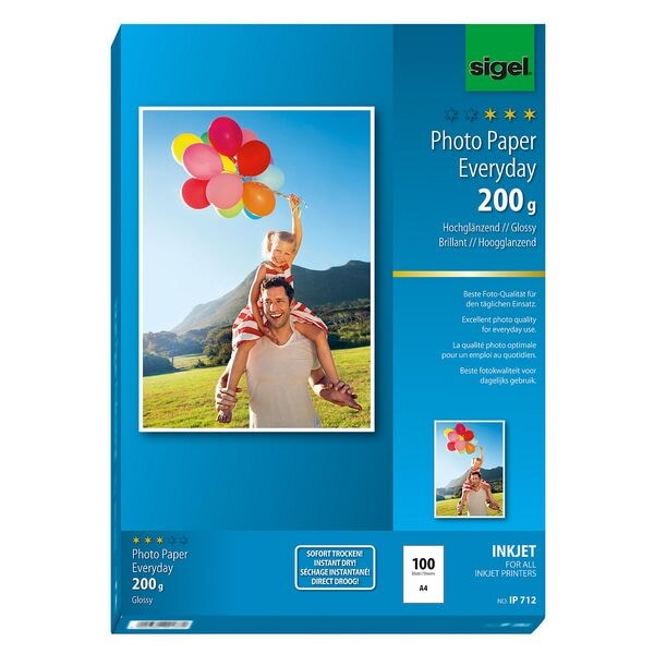 Sigel Fotopapier Everyday DIN A4 200 g/m 100 Blatt