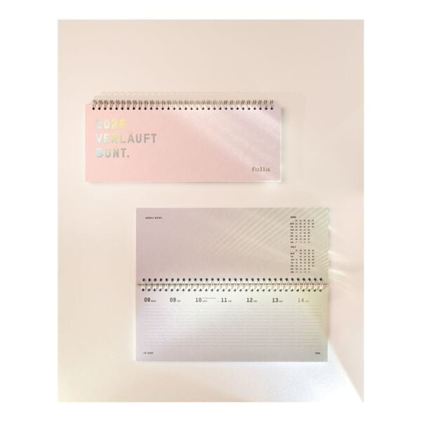folia Tischkalender �Regenbogen� 2026