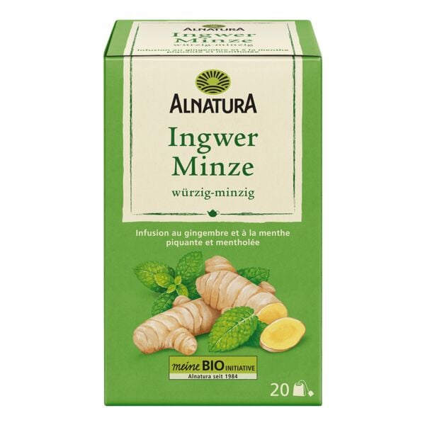 Alnatura Tee �Ingwer-Minze� 20 St�ck Tassenportion