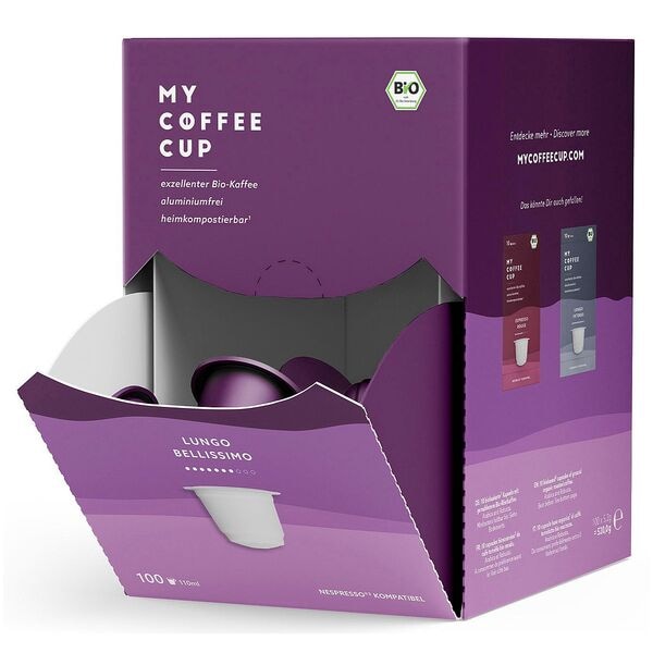 MY COFFEE CUP Kaffeekapseln LUNGO BELLISSIMO 520 g