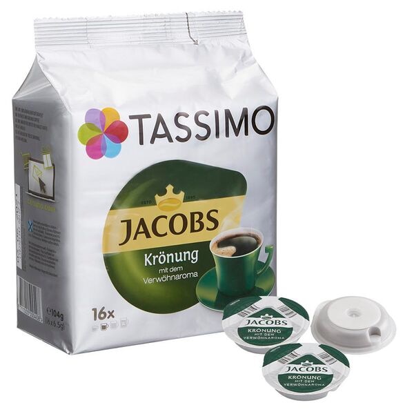 Kaffeediscs JACOBS Kr�nung 16 Portionen