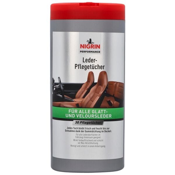 NIGRIN Leder-Pfleget�cher �Performance� 30 St�ck
