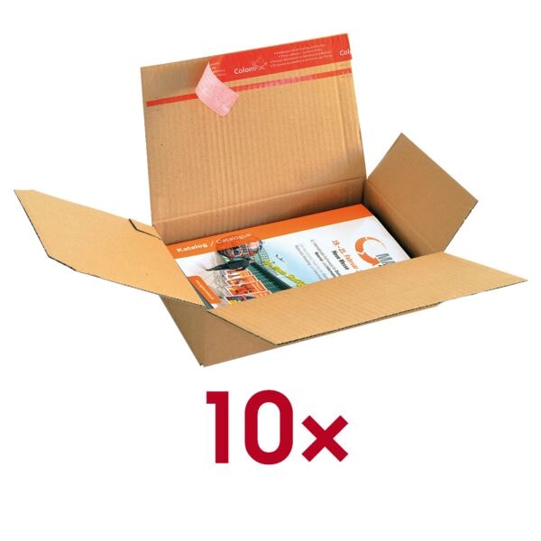 Colompac Versandkartons �Blitzbodenkartons� 16/23/5 cm 1-wellig 10 St�ck