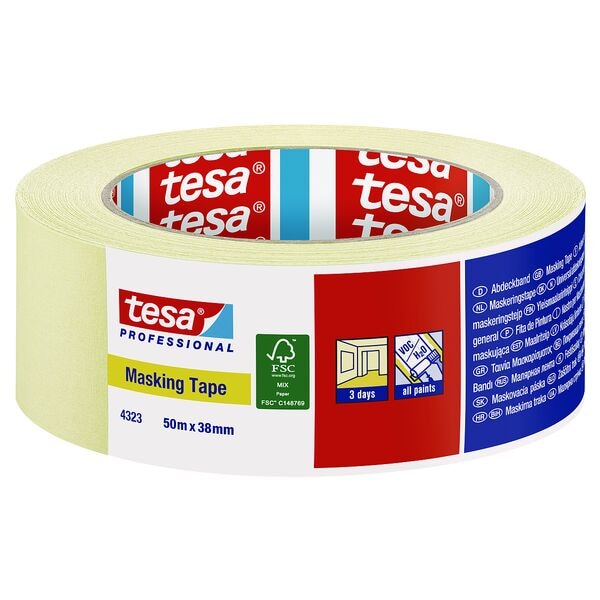 tesa Kreppband �Masking Tape 4323� 38 mm / 50 m