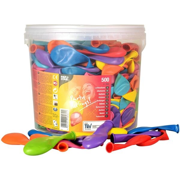 Papstar Luftballons bunt 500 St�ck