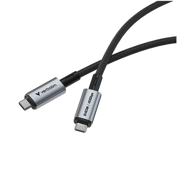 Verbatim Ladekabel Sync & Charge USB-C 240 W schwarz