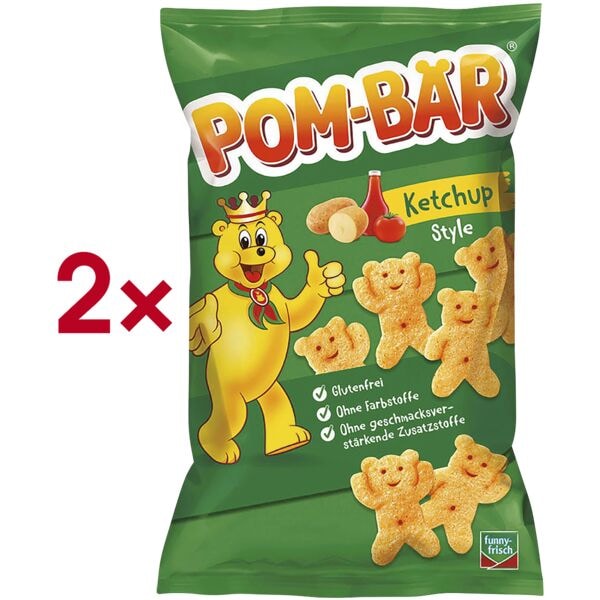 POM-B�R Kartoffelchips �Ketchup� 2x 75 g