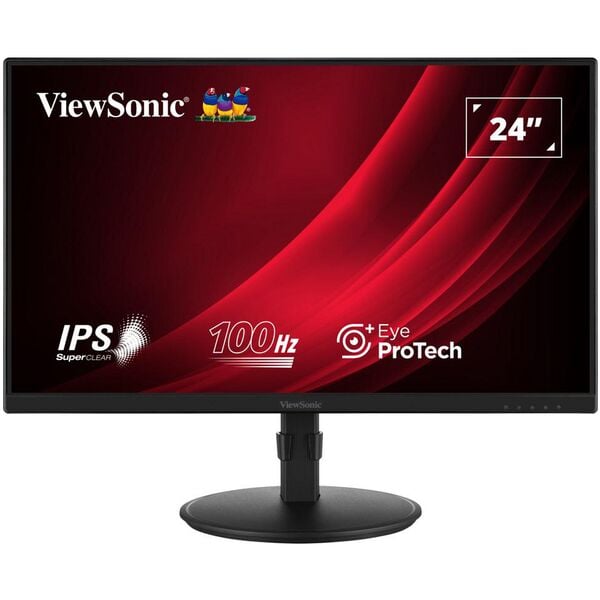 ViewSonic VG2408A-MHD IPS Monitor, 60,45 cm (23,8''), 16:9, Full HD, DisplayPort, HDMI, VGA, Kopfh�rer-/Mikrofonkombinationsbuchse