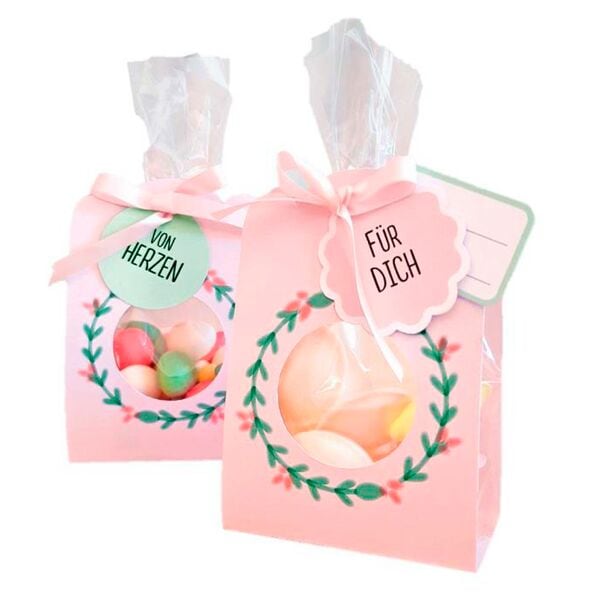 folia Geschenkt�ten-Set �Floral� 6 St�ck