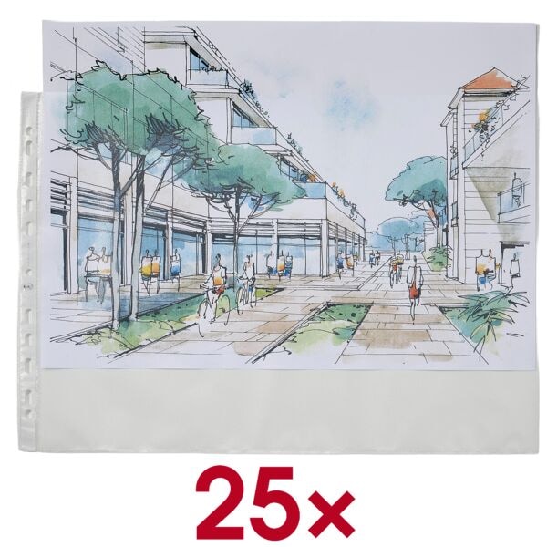Oxford Prospekth�lle A3 quer genarbt - 25 St�ck