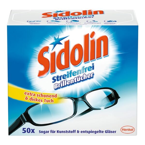 Sidolin Brillenputztcher im 50er-Pack