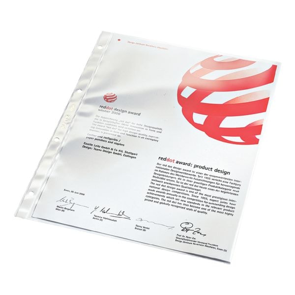 LEITZ Prospekth�lle Premium 4734 A4 glasklar, oben offen - 100 St�ck