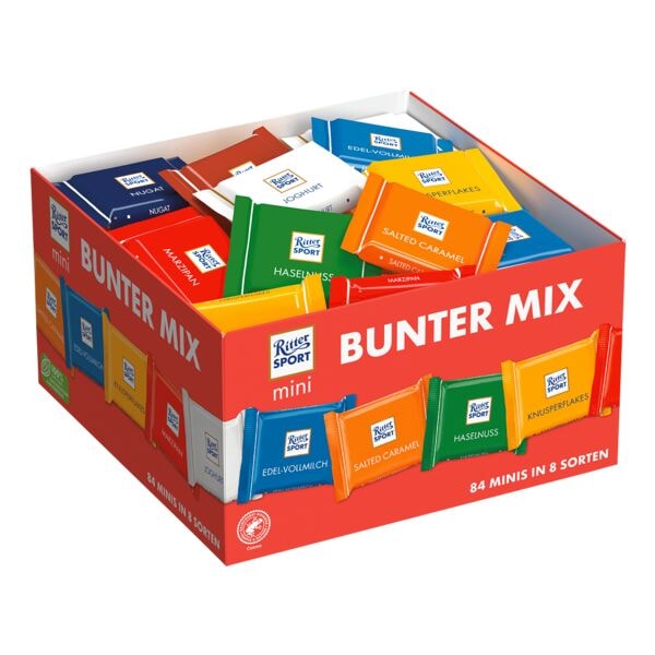 Rittersport Schokotafeln Bunter Mix