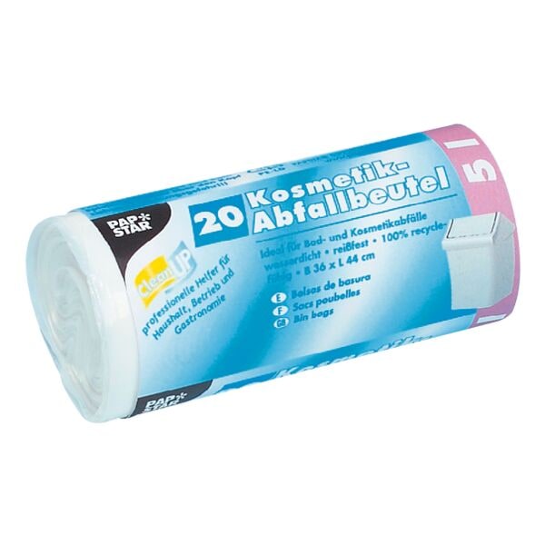 Papstar Müllbeutel 5 L weiß 20 Stück Papstar Müllbeutel 5 L weiß 20 Stück