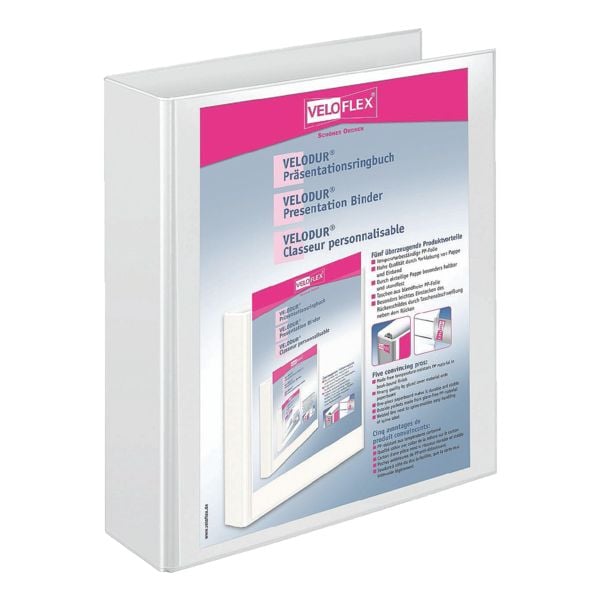 Veloflex Präsentationsringbuch (2 Ringe) bis 400 Blatt A4 »VELODUR® 11411« Veloflex Präsentationsringbuch (2 Ringe) bis 400 Blatt A4 »VELODUR® 11411«