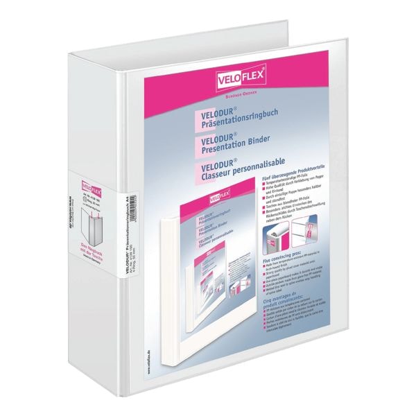 Veloflex Präsentationsringbuch (4 Ringe) bis 500 Blatt A4 »VELODUR® 41391« Veloflex Präsentationsringbuch (4 Ringe) bis 500 Blatt A4 »VELODUR® 41391«